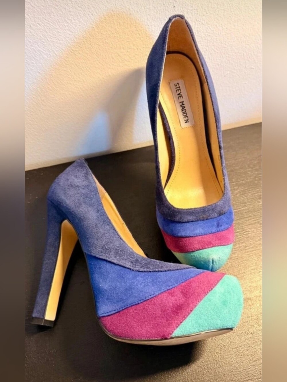 Steve Madden Suede Platform Pumps